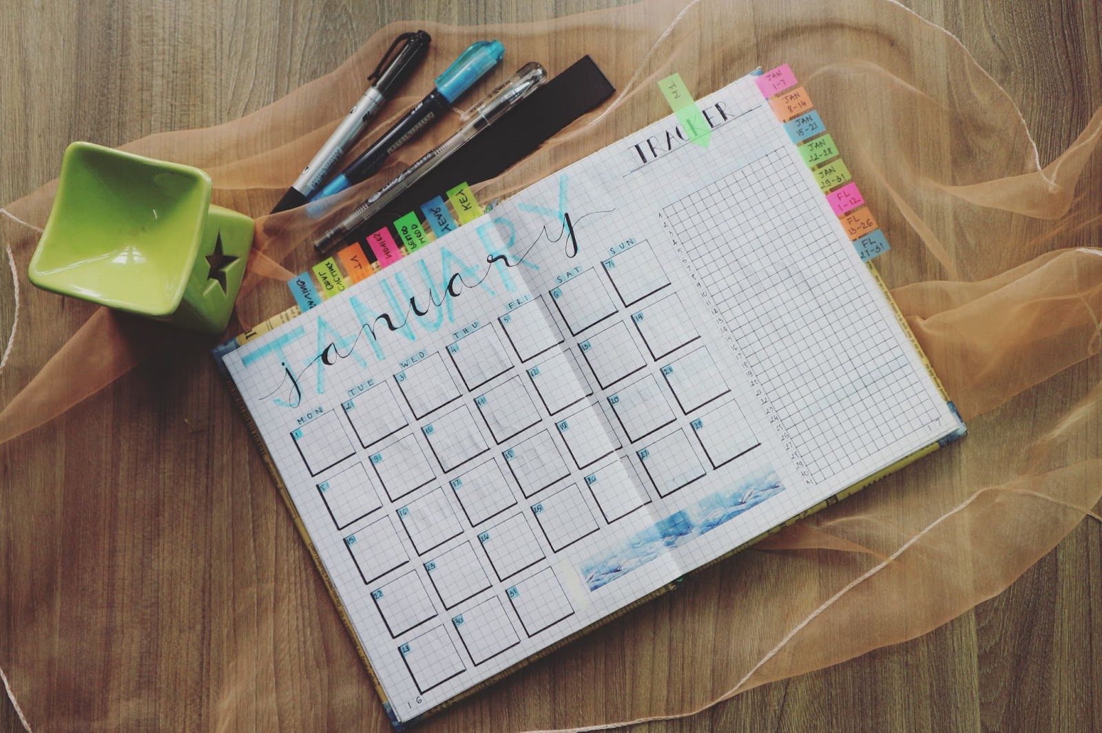 Yearly planners are one of the best gifts for an organized person