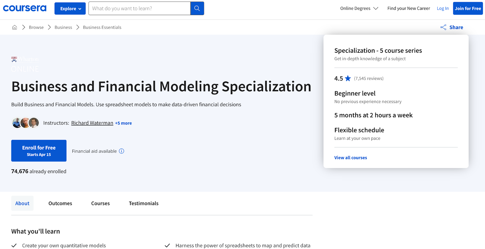 Best Financial Modeling Courses