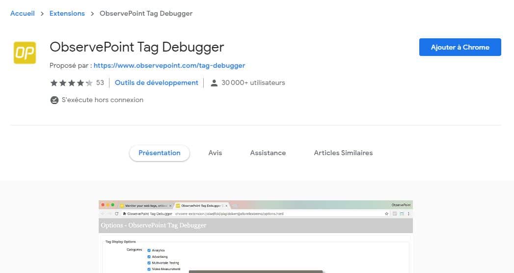 ObservePoint TagDebugger