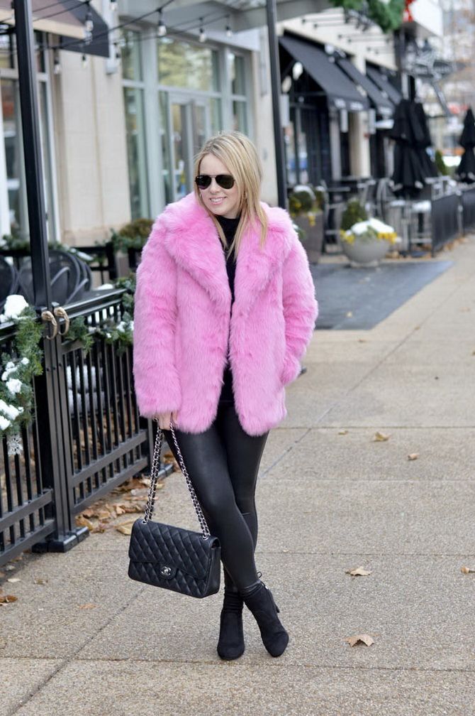 How to wear a faux fur jacket in style 11