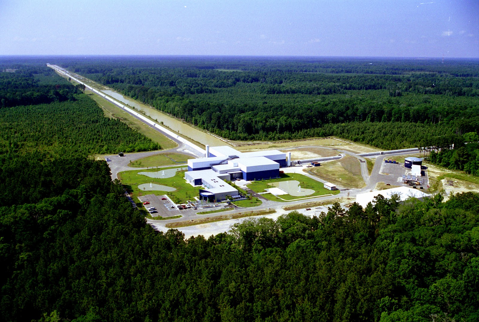 “The LIGO Laboratory detector site near Livingston, Louisiana.”