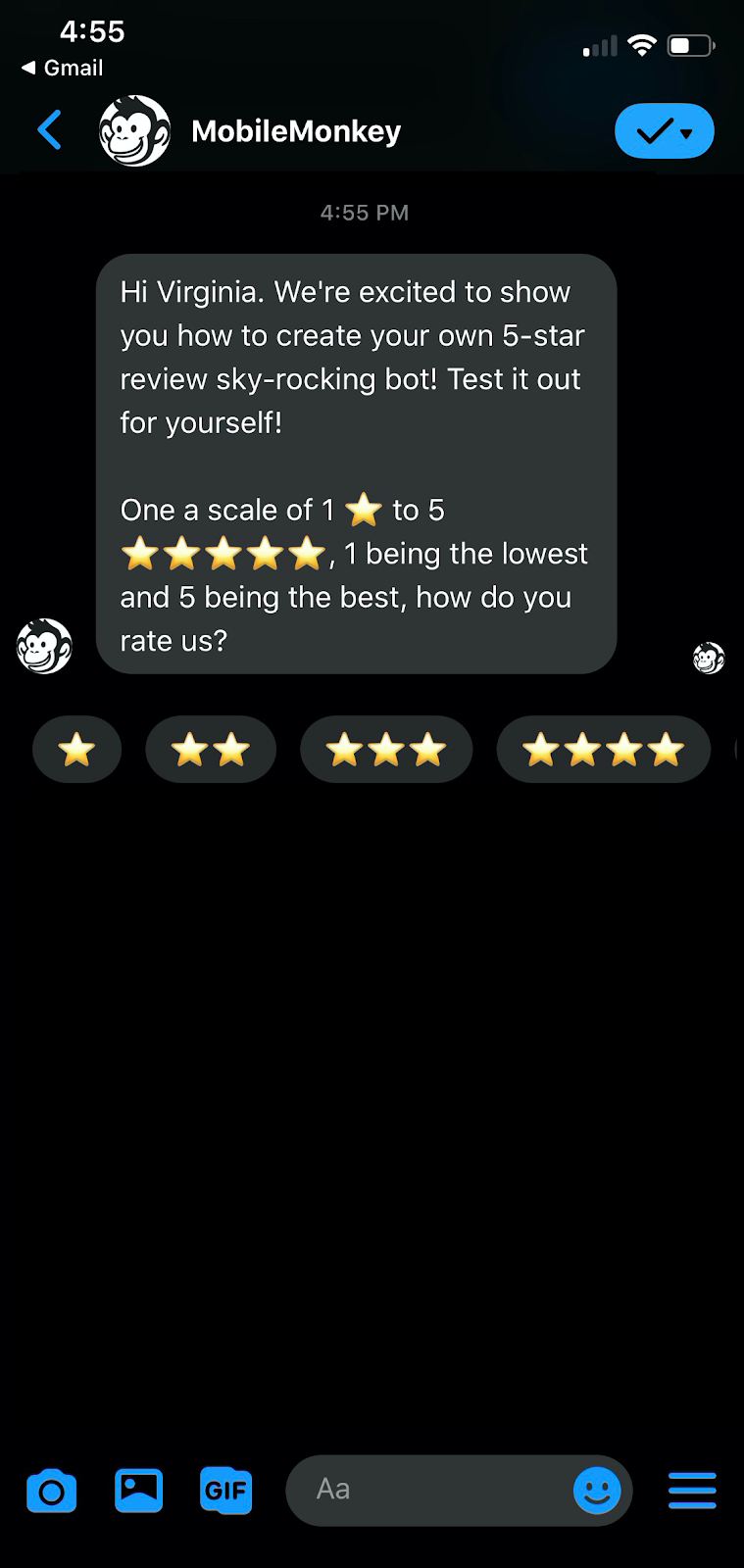 reviews bot demo