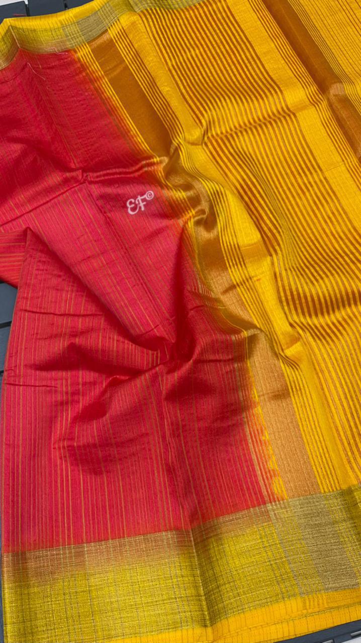 Khadi Jute Sarees