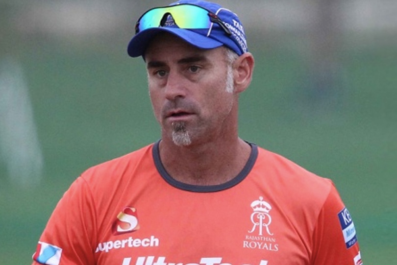 Paddy Upton in his previous stint with the Rajasthan Royals