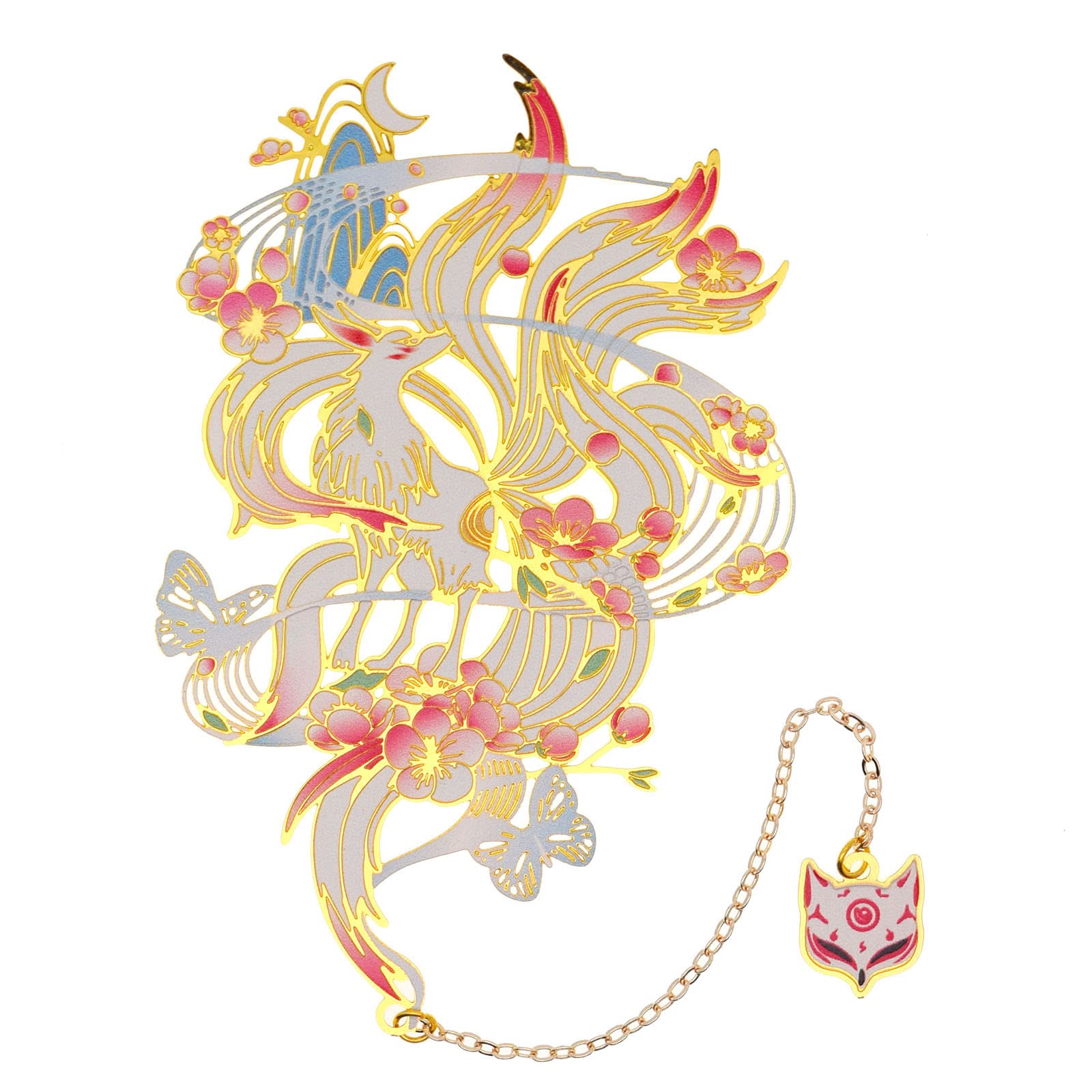 BLBMH Kitsune Metal Anime Bookmark