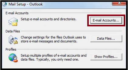 Create a new Email Account