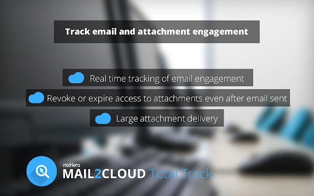 Screenshot of mail2cloud Total Track (beta)