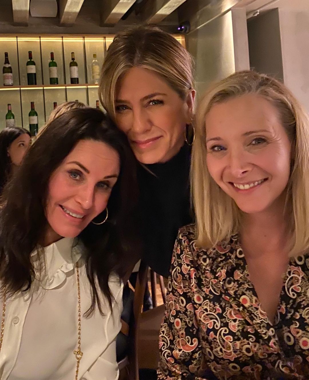 Friends apodos de jennifer anniston courteney cox y Lisa Kudrow