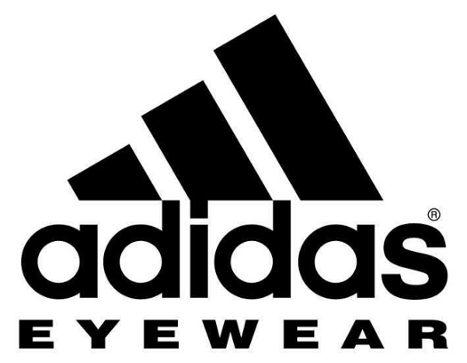 Logo de la société de lunettes Adidas