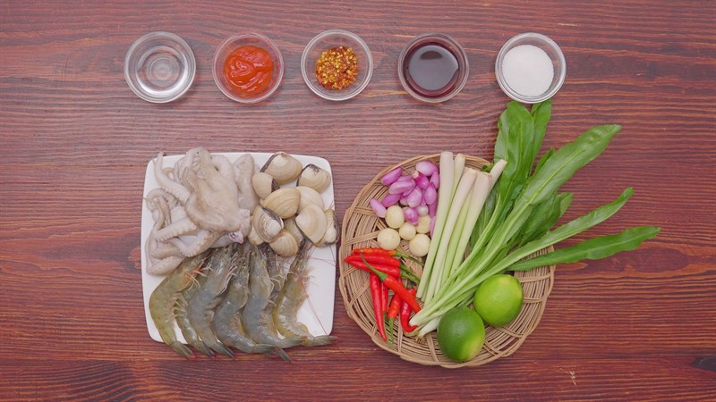 Nguyên liệu chuẩn bị