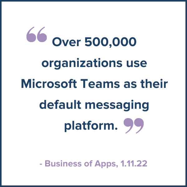 why use microsoft teams