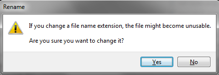 Rename extension