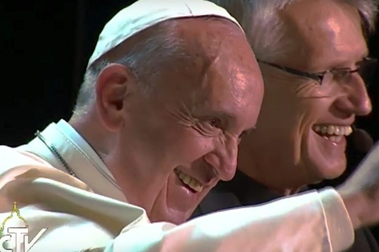 Pope Francis in Sweden close-up