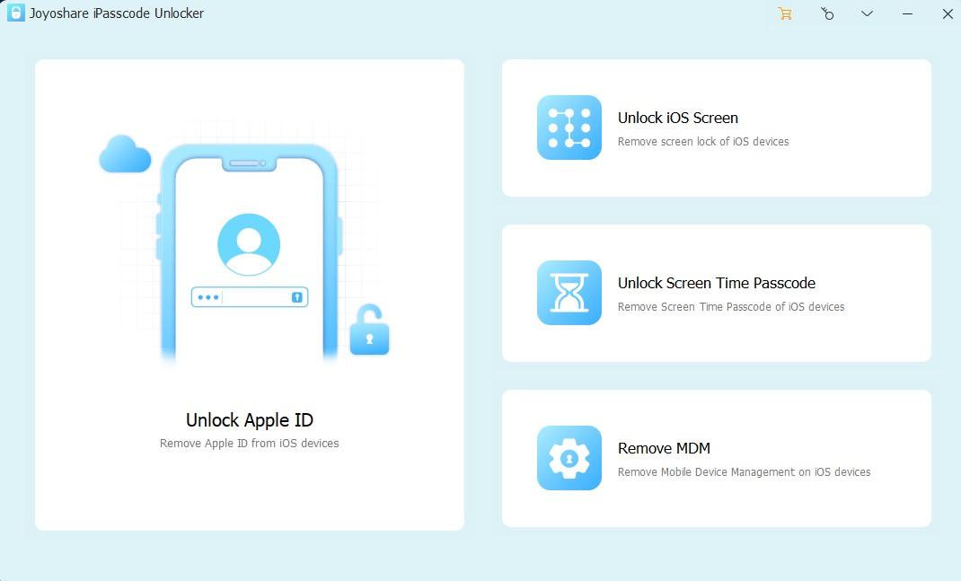 Joyoshare iPasscode Unlocker on Windows or Mac