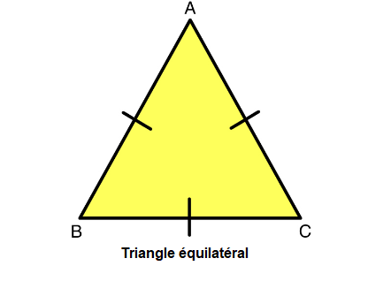 aire d'un triangle équilatéral