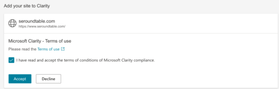 site to clarity