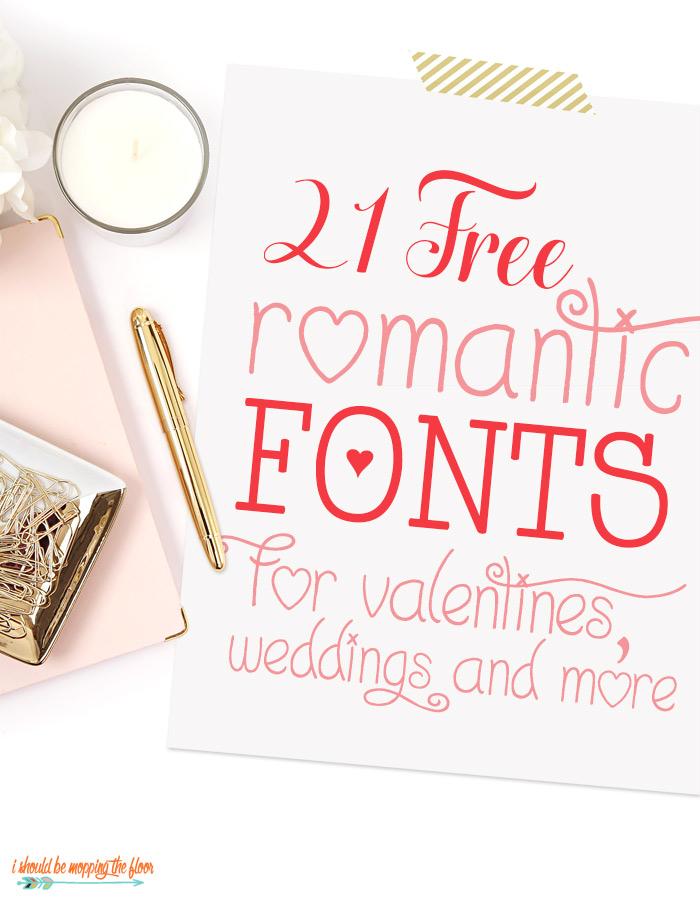 Free Valentine Fonts
