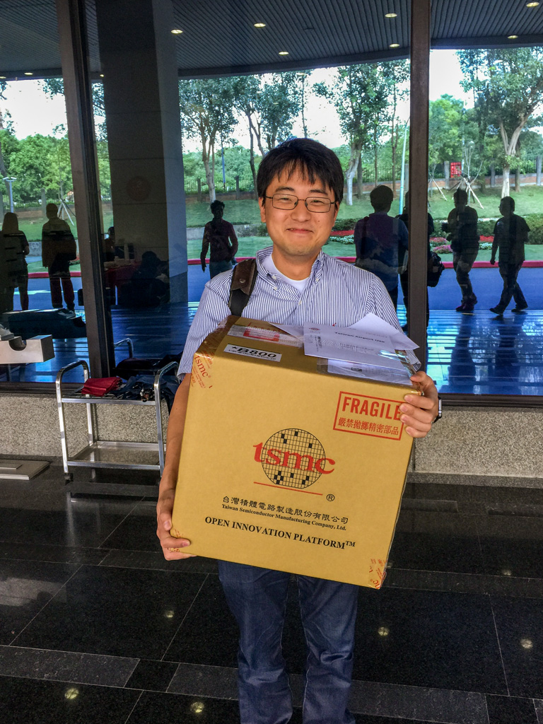 Yunsup Brings First Wafers Home 