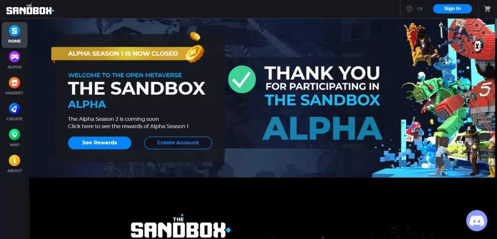 Sandbox Pazaryeri Girişi
