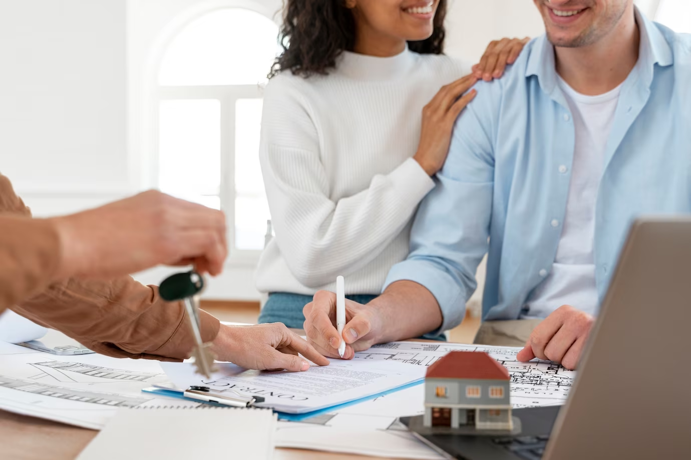 A man having mortgage loan