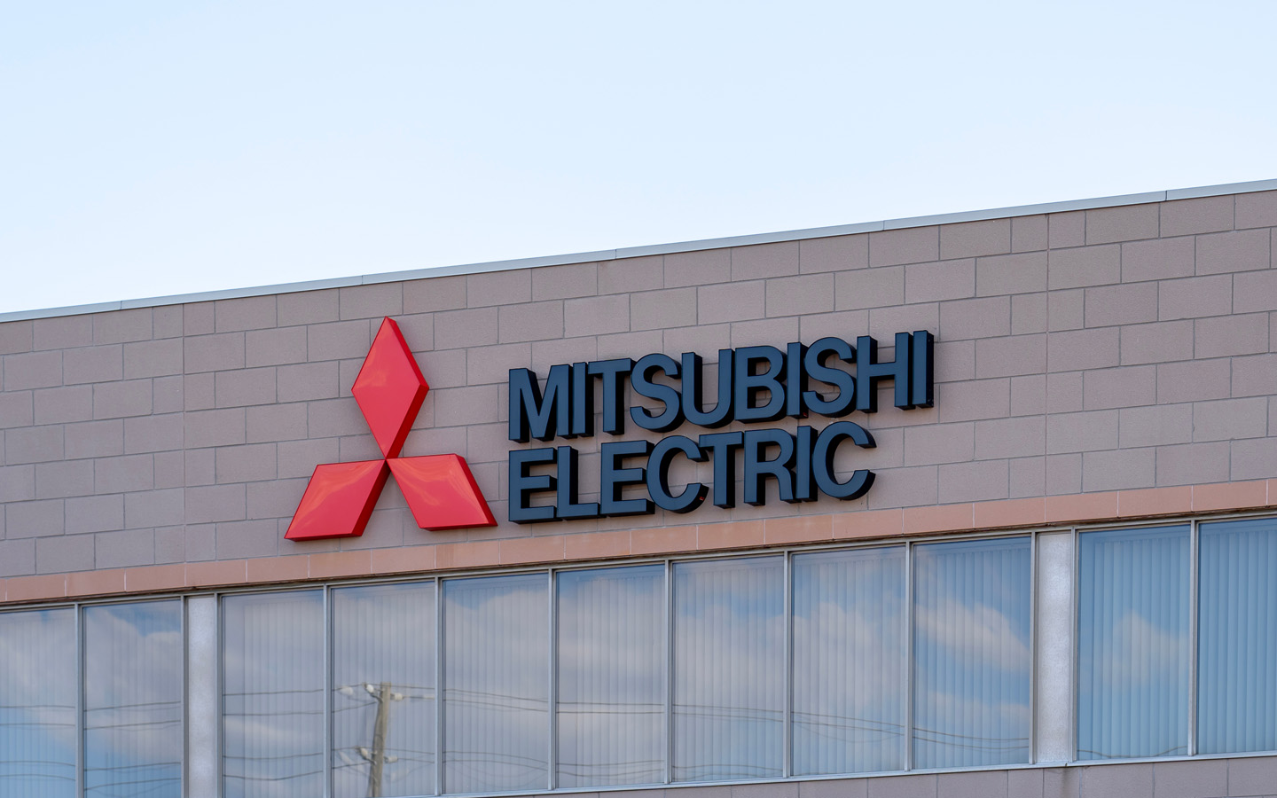 mitsubishi electric building poster