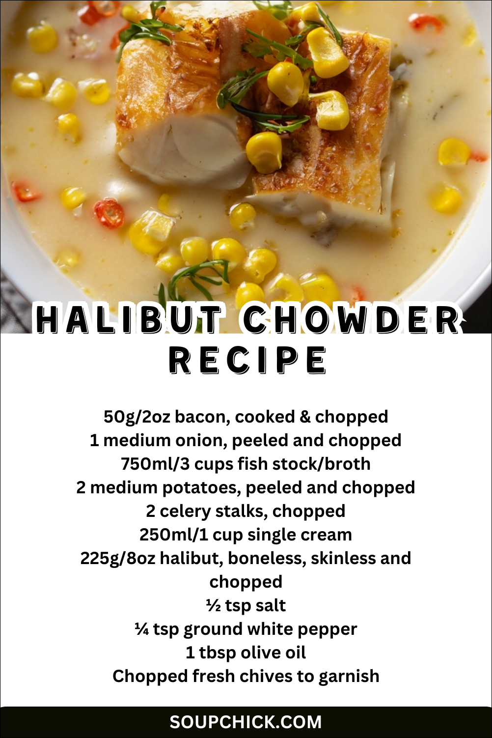 halibut chowder recipe