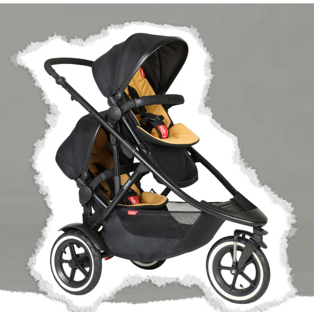 Phil & Ted's Inline Double Strollers are sporty, compact and versatile.