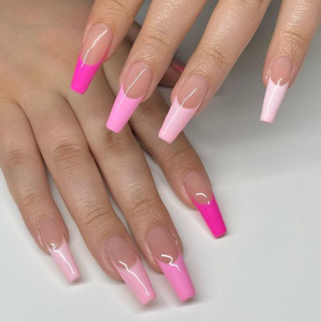 Long french nail