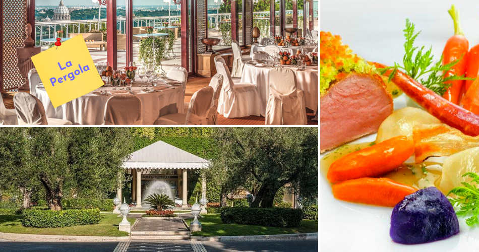 O restaurante La Pergola.