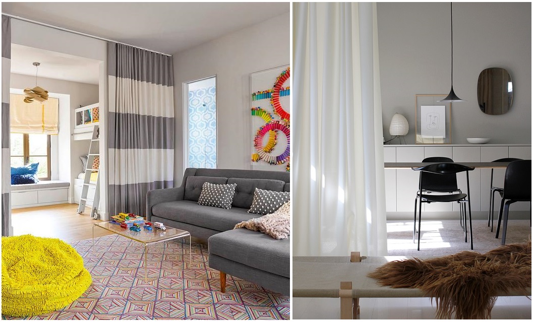 cortinas para separar habitaciones