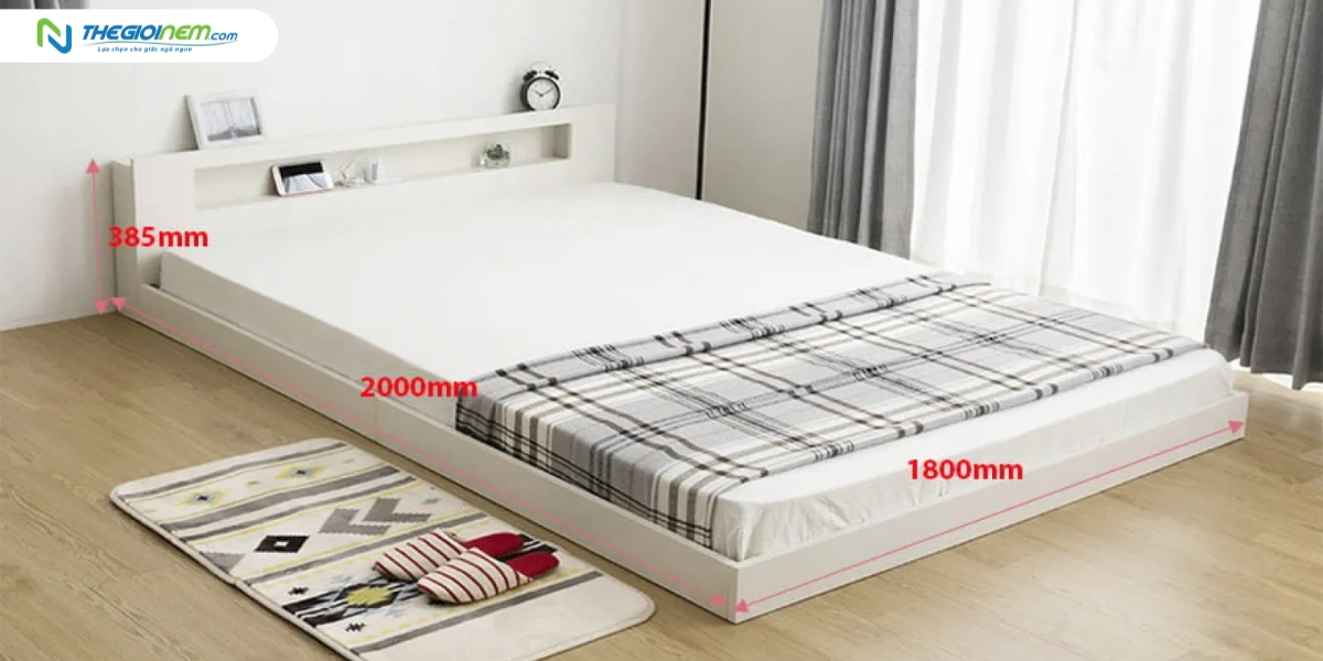 Top 5 mẫu giường gỗ MDF giá rẻ tại Thế Giới Nệm