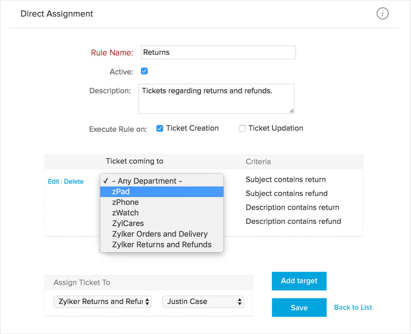 zoho desk