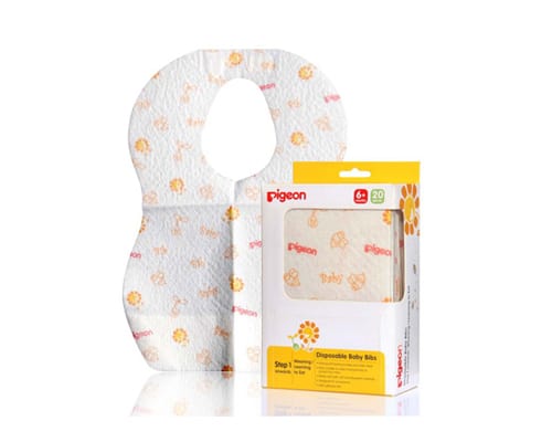 Recommendations for Baby Aprons by Age Pigeon Disposable Baby Bibs