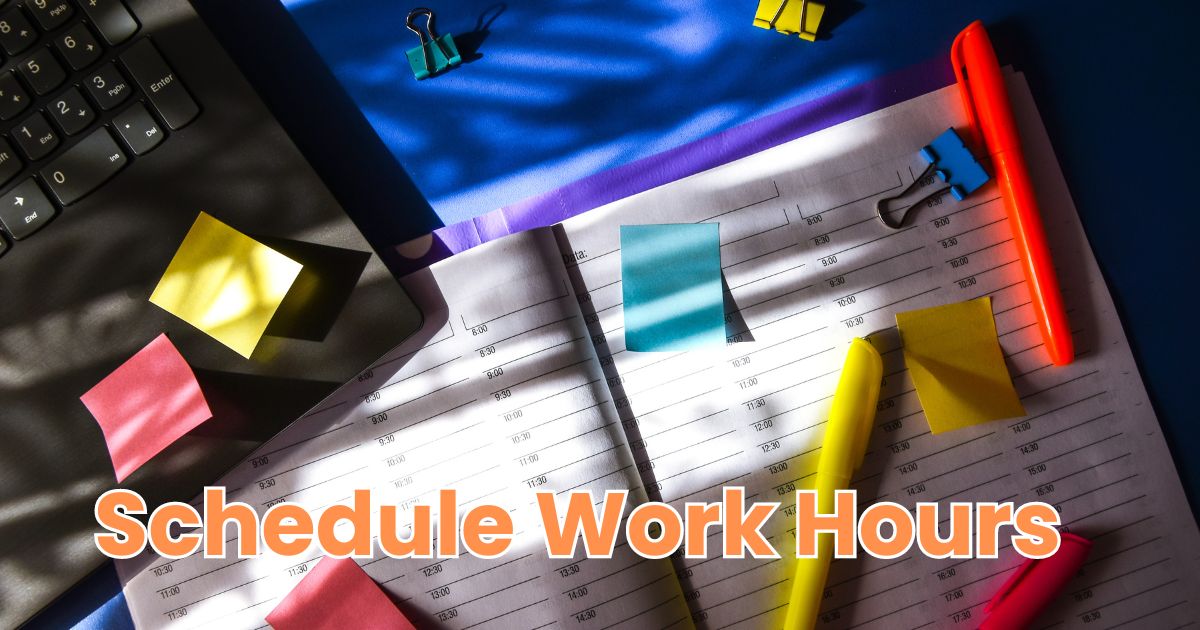 Schedule Work Hours