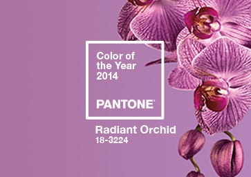 Color of the Year 2014: PANTONE 18-3224 Radiant Orchid