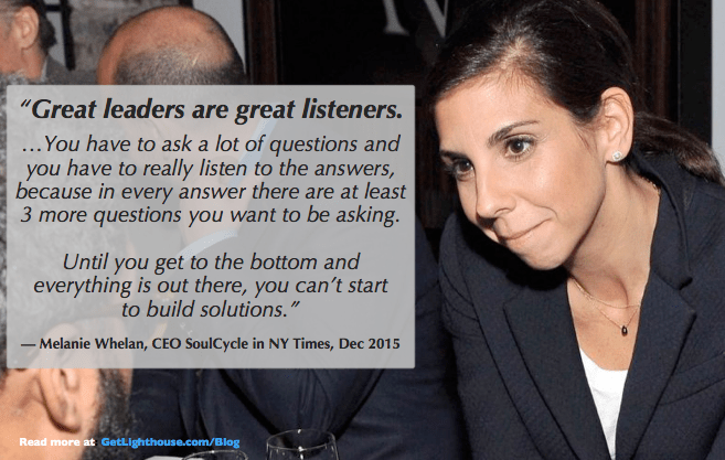 active listening is a skill of every great senior manager