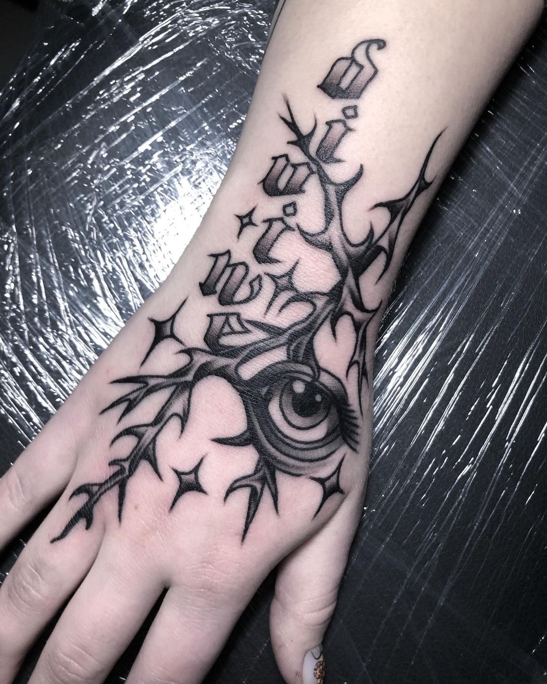 Divine Eye Tattoo On Hand