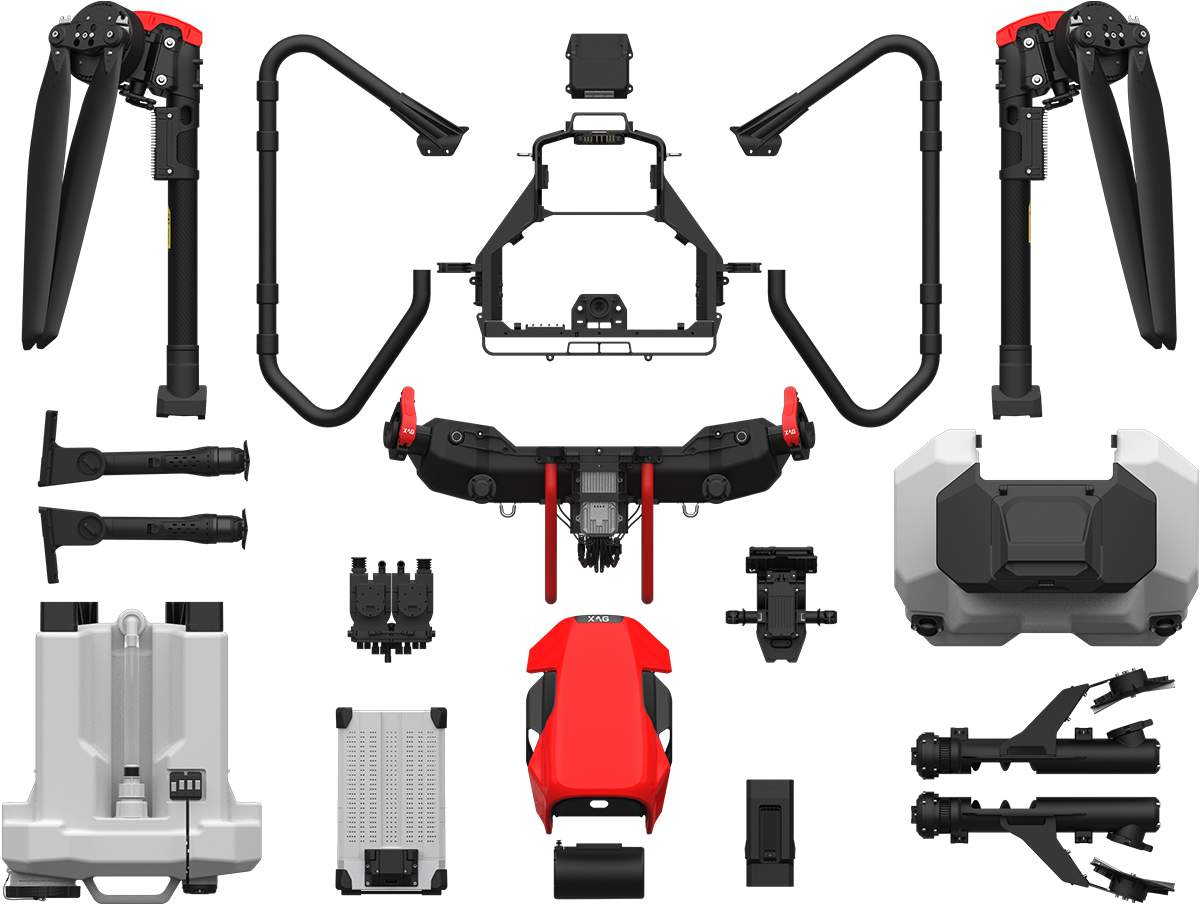 Дрон XAG V40 повністтю модульний