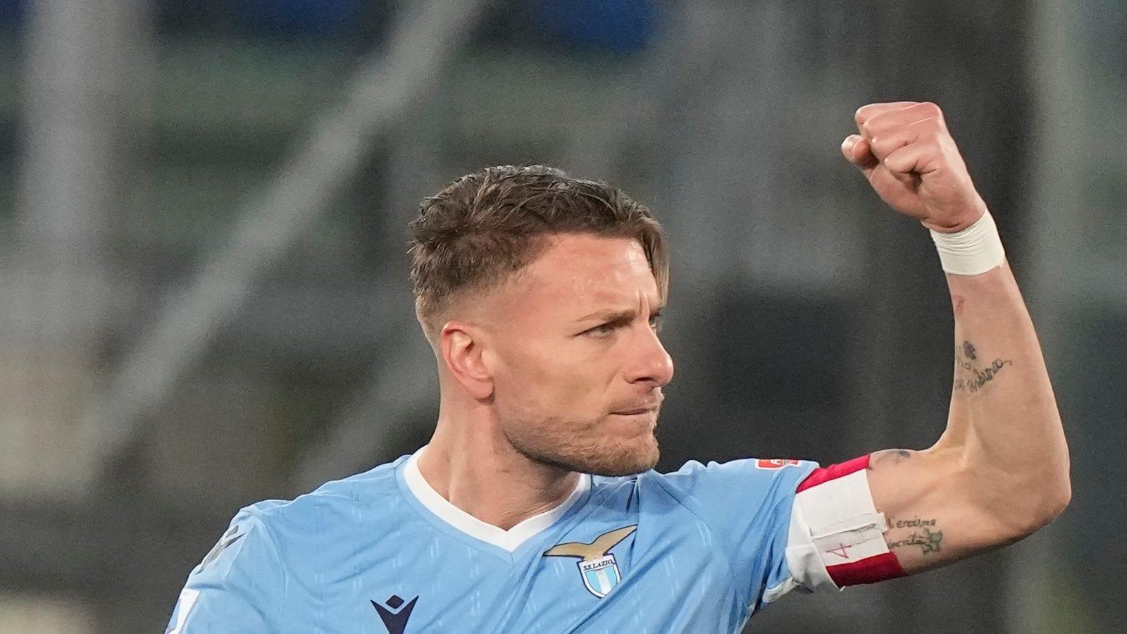 Ciro Immobile became Lazio’s all-time leading goalscorer after his heroics this season