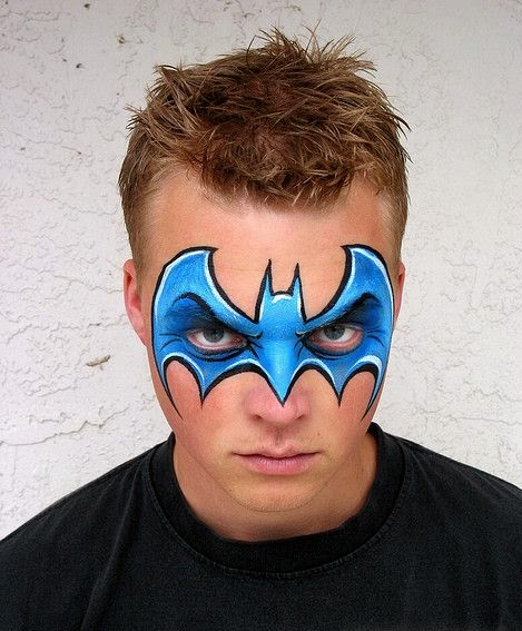 batman face painting ideas