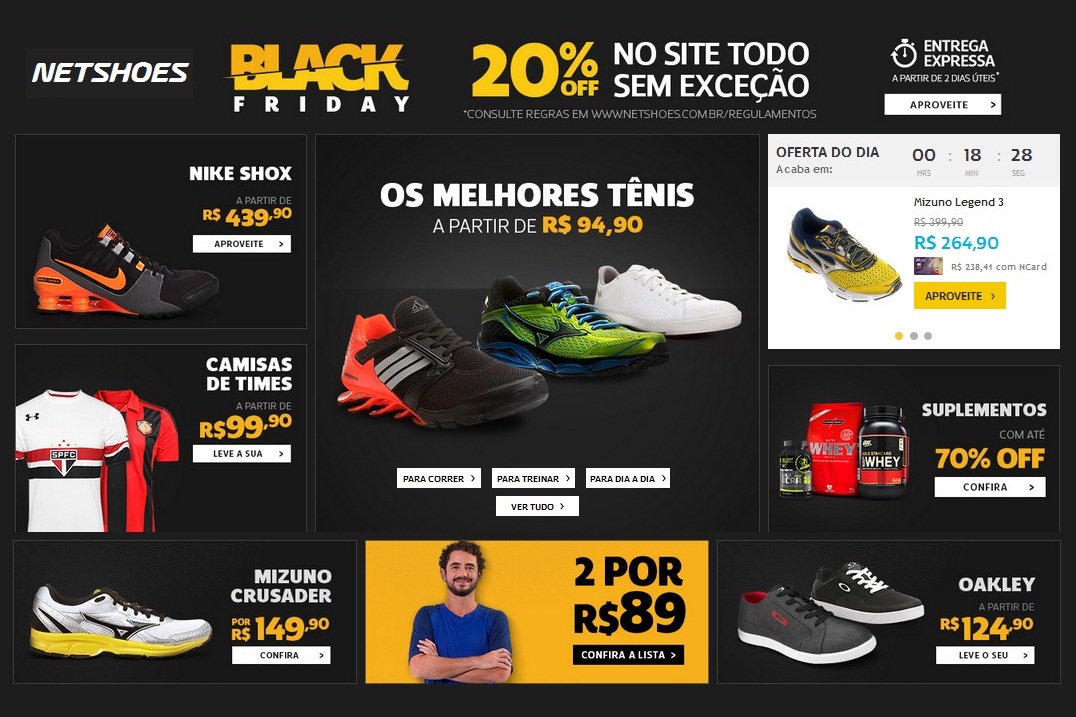 Black Friday Netshoes Hot Sale, 53% OFF | ilikepinga.com