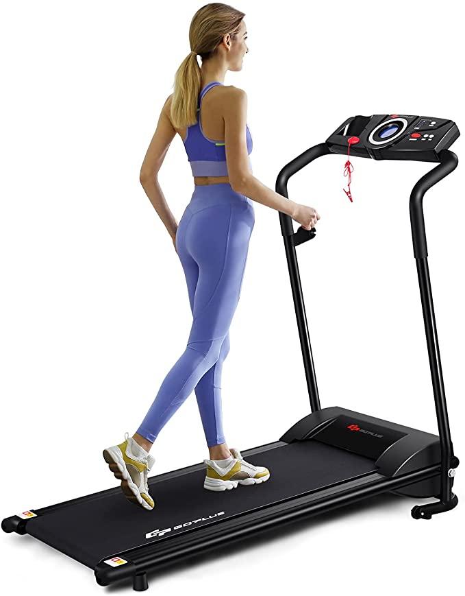 Goplus Compact Folding Treadmill for Home, Superfit Electric Walking  Running Machine, Low Noise, Built-in 2 Workout Modes and 12 Programs, with  Display : Sports & Outdoors - Amazon.com