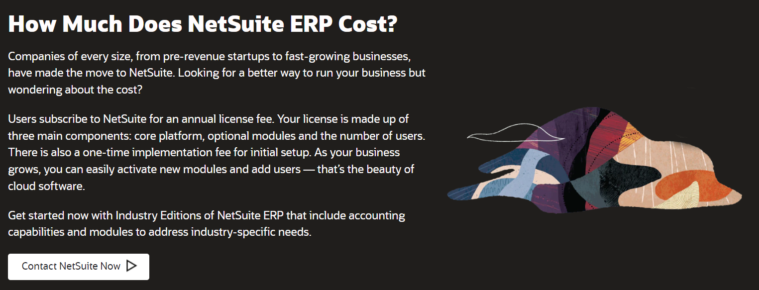 NetSuite pricing plans