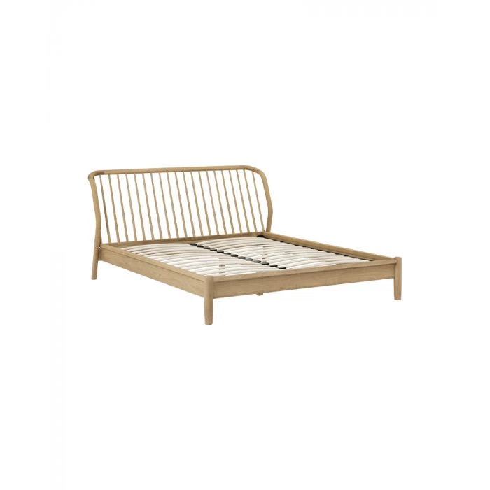 床架推薦品牌 TOP5:ZEN 豎琴白橡木雙人床架