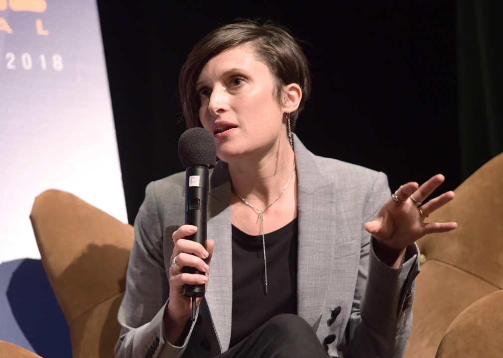 Rachel Morrison speaks onstage at Santa Barbara Film Festival.