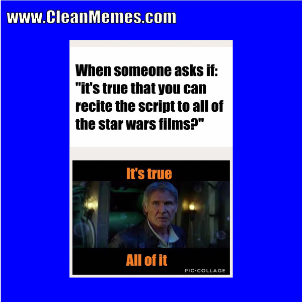 Image result for clean star wars memes no spoilers