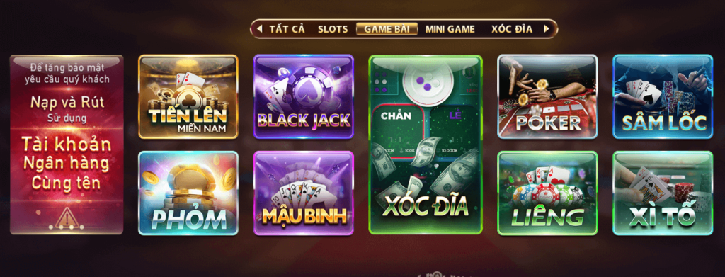Những game bài hấp dẫn nhất tại Sunwin