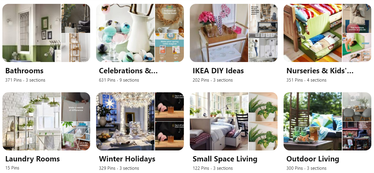 Top Homeware & Furniture Brand on Pinterest - IKEA