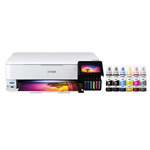 Epson EcoTank Photo ET-8550 Wide-Format Six Color Printer with Scanner