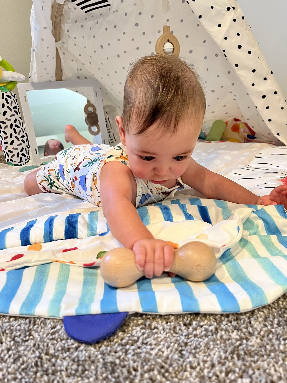 tummy time for 5-month-old